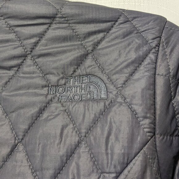THE NORTH FACE Women's Transit Quilted Down Parka Jacket Long Size XS Gray - Picture 8 of 15
